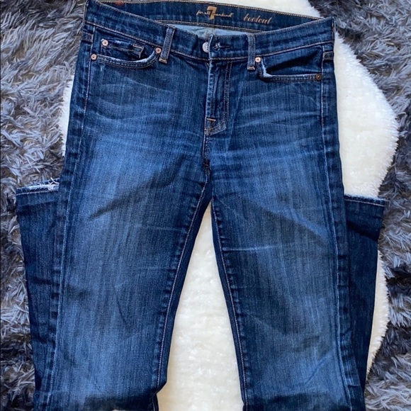 7 for all  Mankind Bootcut Jeans 27 - Picture 2 of 14